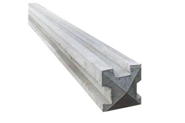 Concrete Slotted 3 Way Post